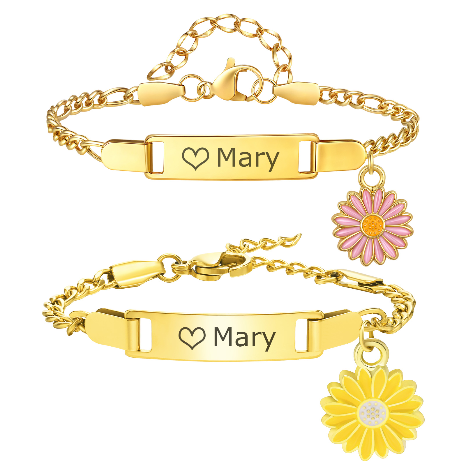 Plant Parent Gifts - Pulsera de identificación con nombre personalizado