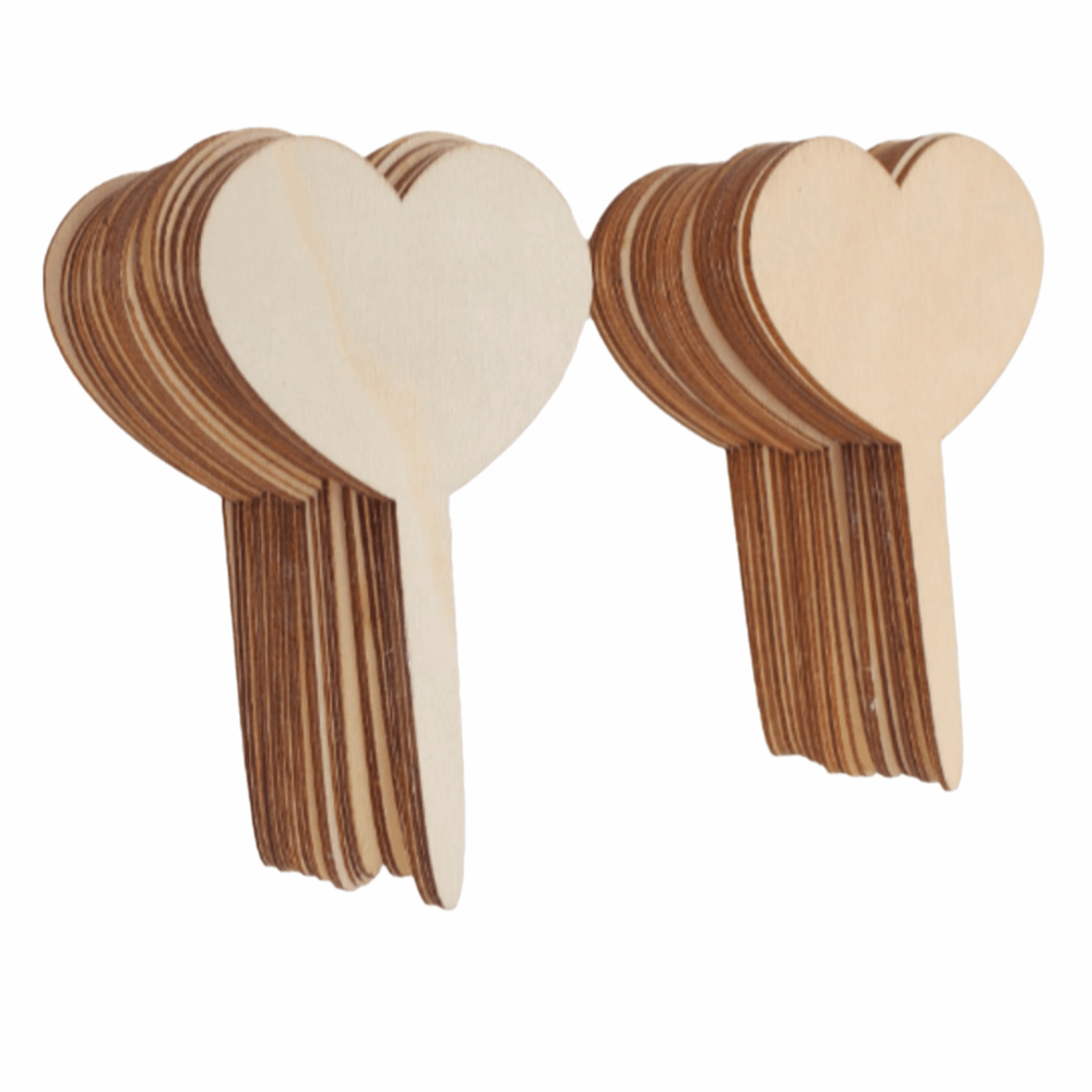 100 etiquetas de madera con fo - Plant-X Plant Identification reseña y precio
